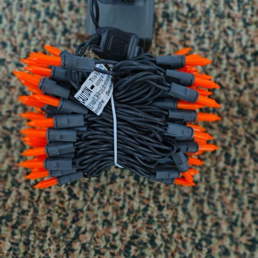 Celebrations Halloween Light String 100/box 2 Box Lot Total 200‎ Lights